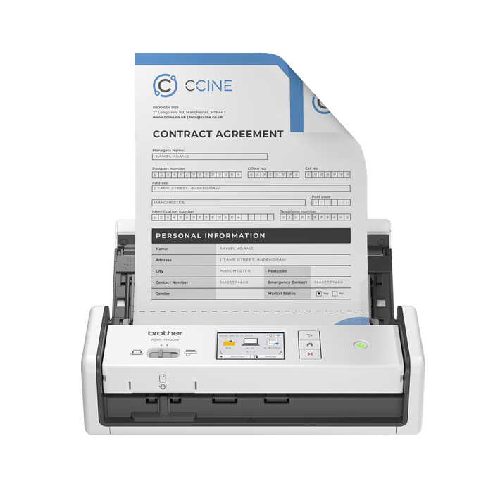 Brother ADS-1800W Wireless Desktop Document Scanner DSBS1800W