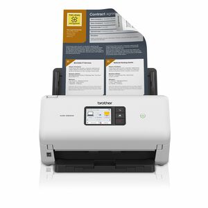 Brother ADS-3300W Cordless Sheetfed Scanner - 600 x 600 dpi Optical - 48-bit Color - 40 ppm (Mono) - 40 ppm (Color) - PC Free Scanning - Duplex Scanning - USB IM5484400
