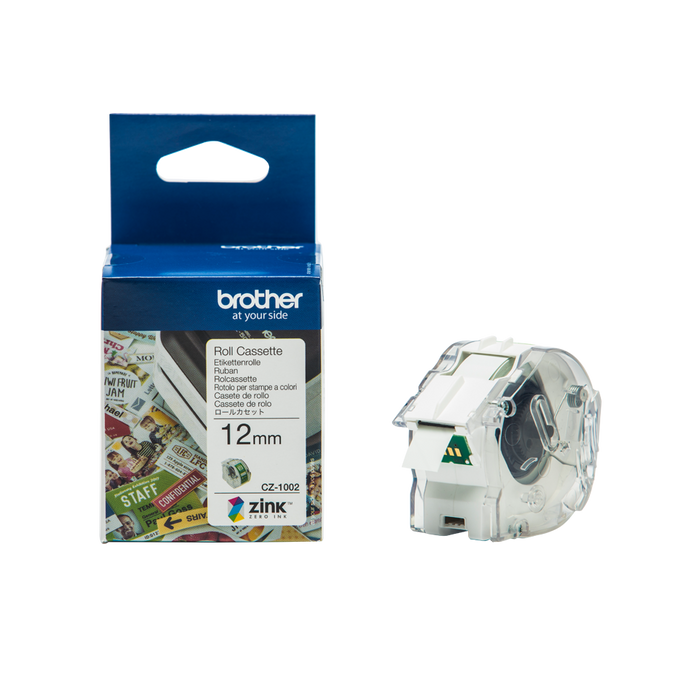 Brother CZ-1002 Full Colour Continous Label Roll 12mm x 5mt DSBCZ1002