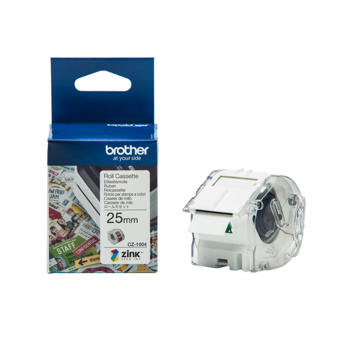 Brother CZ-1004 Full Colour Continous Label Roll 25mm x 5mt DSBCZ1004