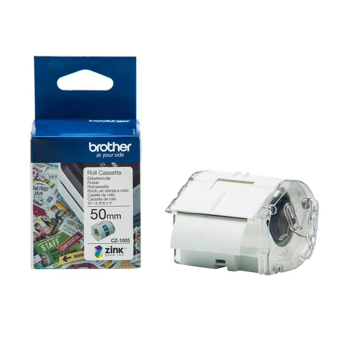 Brother CZ-1005 Full Colour Continous Label Roll 50mm x 5mt DSBCZ1005