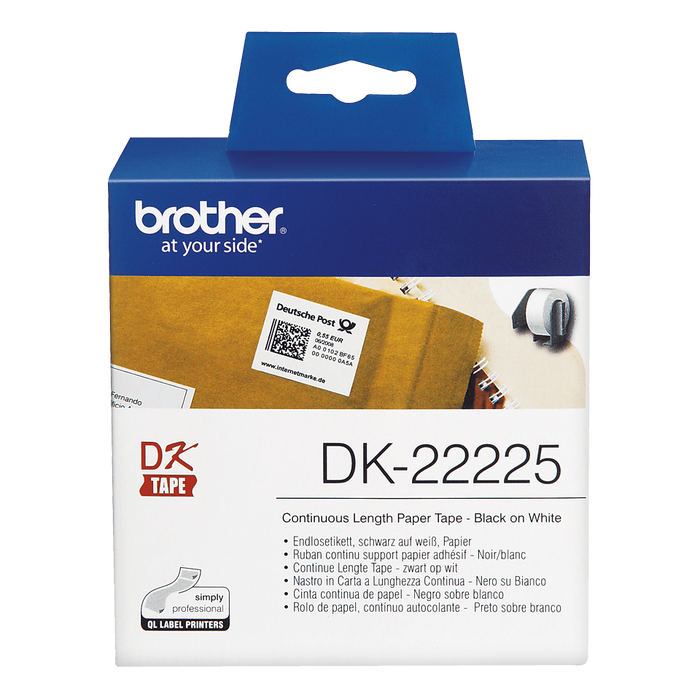 Brother DK 22225 Continuous Label 38mm x 30.48mt DSBDK22225