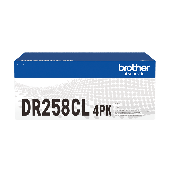 Brother DR258CL Drum Unit 4's Pack DSBR258CL4PK