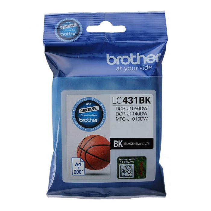 Brother LC431BK Black Original Ink Cartridge DSB431B