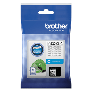 Brother LC432XL Original Cyan Ink Cartridge DSB432XLC