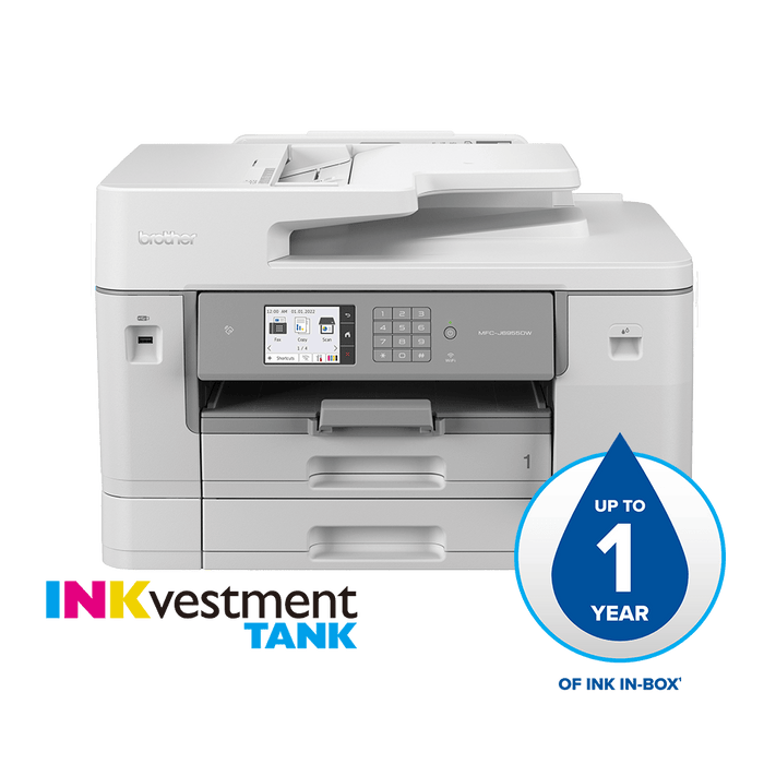 Brother MFC-J6955DW Professional A3 Inkjet Wireless All-in-one Printer - Claim $100 Brother CASHBACK on this product from Brother DSBP6955DW