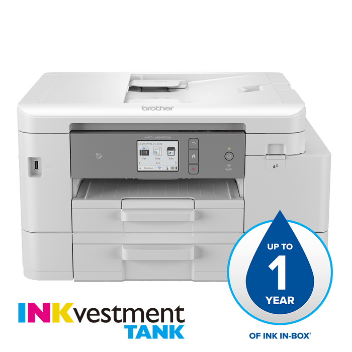 Brother MFCJ4540DW A4 All-in-one Colour Inkjet Multi Function Printer DVBPK330