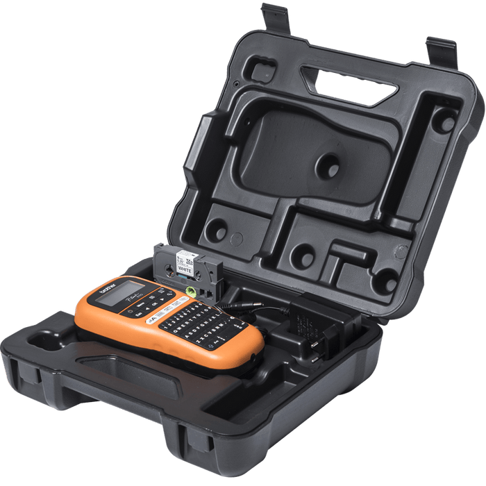 Brother PTE110VP Handheld Electrician Label Printer Including Carry Case DSBTE110VP