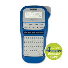 Brother PTH110 / PTH 110 PTouch Label Maker, Blue DSBPT110BW