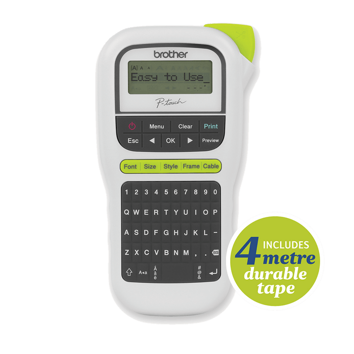 Brother PTH110 / PTH 110 PTouch Label Maker, White DSBPT110