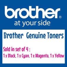 Brother TN251 / TN 251 Genuine Toner - FULL SET DSBN251SET