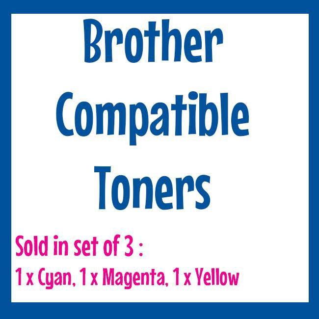 Brother TN255 / TN 255 Compatible Toner - Cyan, Magenta, Yellow FPIBTN255SET