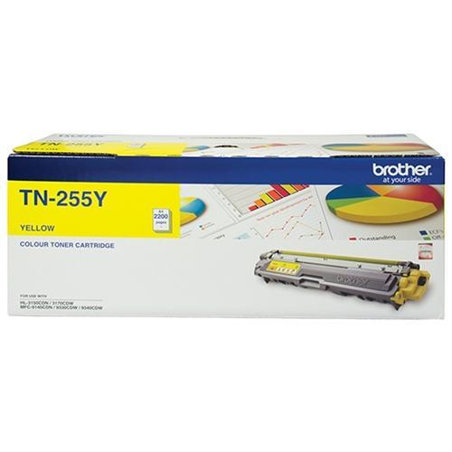 Brother TN255 / TN 255Y Yellow Genuine Toner DSBN255Y