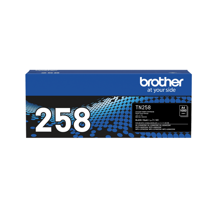 Brother TN258 Genuine Black Toner Cartridge DSBN258B