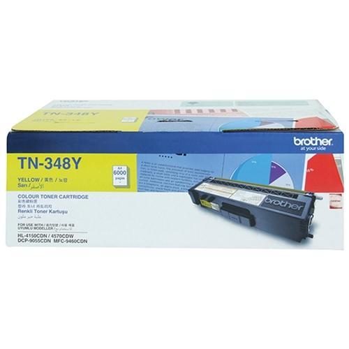 Brother TN348 / TN 348 Yellow High Capacity Genuine Toner DSBN348Y