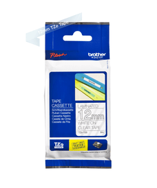 Brother TZe135 12mm TZ Tape White on Clear DSBTZ135
