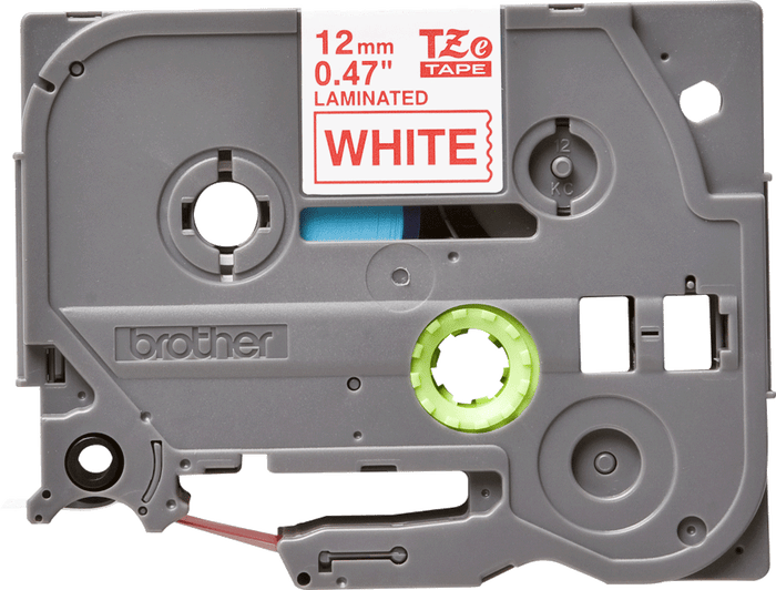 Brother TZe232 12mm TZ Tape Red on White DSBTZ232