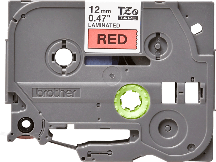 Brother TZe431 12mm TZ Tape Black on Red DSBTZ431