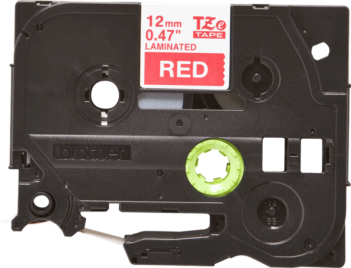 Brother TZe435 12mm TZ Tape White on Red DSBTZ435