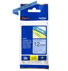 Brother TZe531 12mm TZ Tape Black on Blue DSBTZ531
