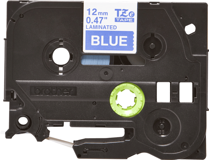 Brother TZe535 12mm TZ Tape White on Blue DSBTZ535