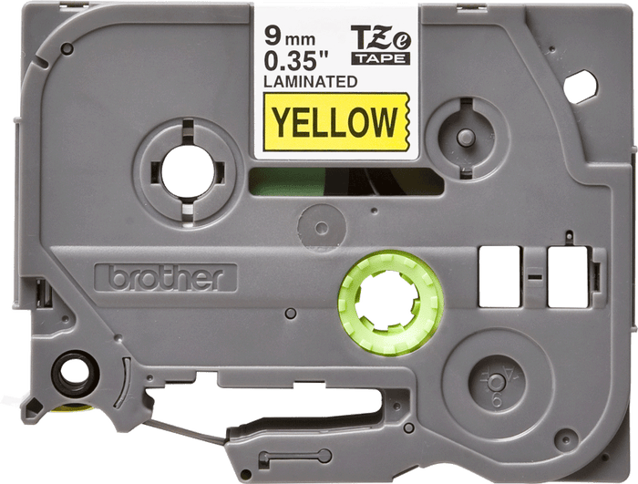 Brother TZe621 9mm TZ Tape Black on Yellow DSBTZ621