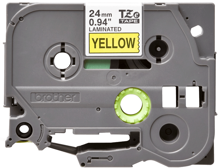 Brother TZe651 24mm TZ Tape Black on Yellow DSBTZ651