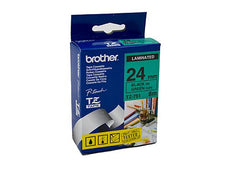 Brother TZe751 24mm TZ Tape Black on Green DSBTZ751