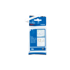Brother TZeR234 12mm Non Adhesive Ribbon Gold on White DSBTZR234