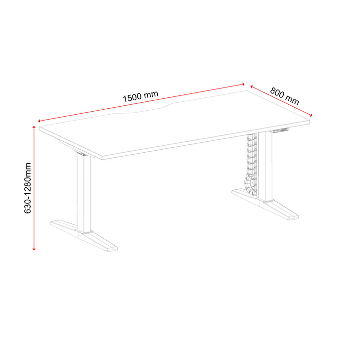 Buro Altri Electric Height Adjustable Desk