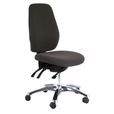 Buro Aura Ergo+ High Back Ergonomic Office Chair - Aluminium Base Black BS119HB-63+PC068