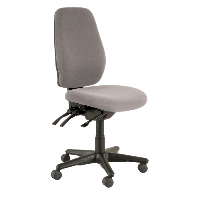 Buro Aura Ergo+ High Back Ergonomic Office Chair Charcoal / Black Nylon / Ready to Assemble BS119HB-62