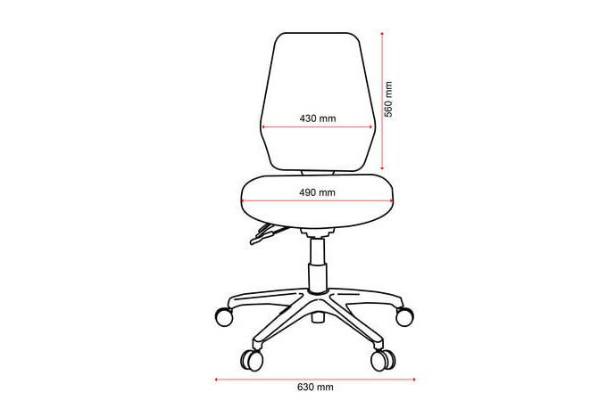 Buro Aura Ergo+ High Back Ergonomic Office Chair, Nylon Base, Green Fabric, Assembled