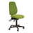 Buro Aura Ergo+ High Back Ergonomic Office Chair, Nylon Base, Green Fabric, Assembled
