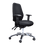 Buro Aura Ergo+ High Back Ergonomic Office Chair, with Armrest Black / Polished Aluminium / Ready to Assemble BS119HB-63+180-3+PC068