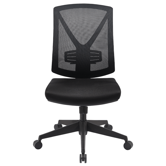 Buro Brio II High Mesh Back Lumbar Support Executive Chair -  Black Nylon or Polished Aluminium Base