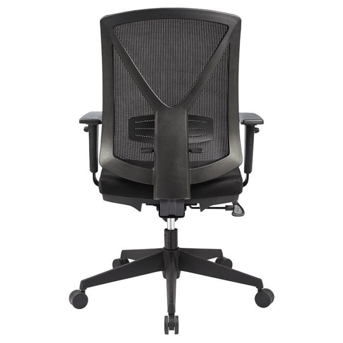 Buro Brio II High Mesh Back Lumbar Support Executive Chair -  Black Nylon or Polished Aluminium Base