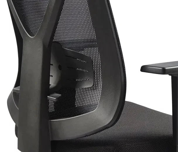 Buro Brio II High Mesh Back Lumbar Support Executive Chair, Polished Aluminium Base BS175A-M3+175-ALIBASE