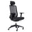 Buro Elan Office Chair, Black Mesh Back With Fabric Seat - With / Without Armrests and Headrest