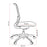 Buro Elan Office Chair, Black Mesh Back With Fabric Seat - With / Without Armrests and Headrest