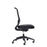 Buro Elan Office Chair, Black Mesh Back With Fabric Seat - With / Without Armrests and Headrest