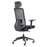 Buro Elan Office Chair, Black Mesh Back With Fabric Seat - With / Without Armrests and Headrest