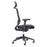 Buro Elan Office Chair, Black Mesh Back With Fabric Seat - With / Without Armrests and Headrest