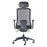 Buro Elan Office Chair, Black Mesh Back With Fabric Seat - With / Without Armrests and Headrest