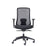 Buro Elan Office Chair, Black Mesh Back With Fabric Seat - With / Without Armrests and Headrest With Armrests Without Headrest BS159-M3+159-ARM-BLK