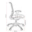 Buro Elan Office Chair, Light Grey Mesh Back With Fabric - With / Without Armrests and Headrest