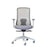 Buro Elan Office Chair, Light Grey Mesh Back With Fabric - With / Without Armrests and Headrest With Armrests Without Headrest BS159-M2+159-ARM-GREY