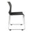 Buro Envy Stacking Chairs, Black, Reflective Silver Frame, Free trolley with every 40 ordered BS519-RS-3