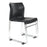 Buro Envy Visitor Chair, Stackable Chair, Black Seat, Chrome Frame, Free trolley with every 40 ordered BS519-BLACK