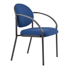 Buro Essence 4 Legged Conference Chair, with Arms, Blue BS514-61